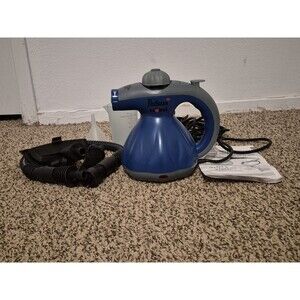 SCUNCI Steamer PS3888 Blue W/Accessories Household Steam Cleaner Tested & Works